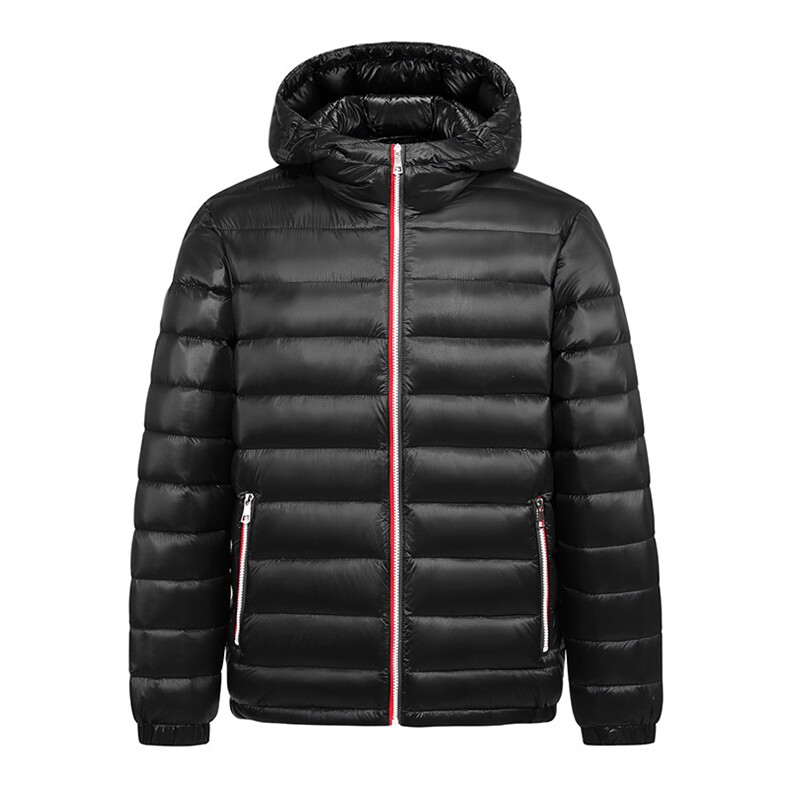 轻薄款羽绒服连帽设计保暖休闲男女同款休闲潮冬季外套2422-P130图片