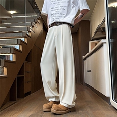 主推男士冰丝休闲直筒简洁长裤CK0818，男装休闲裤，星座1107-1