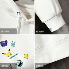 WY2079-P40纯连帽卫衣男大码运动帽衫宽松薄外套水泥墙挂拍，男装卫衣，电商A040A