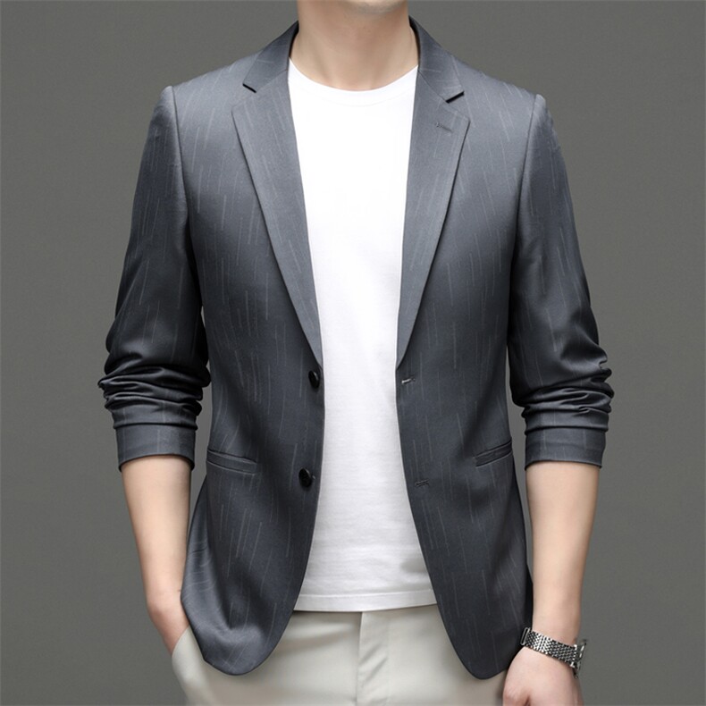 M5560-1钱塘2020-3春夏新款男士休闲西服时尚百搭外套P135图片