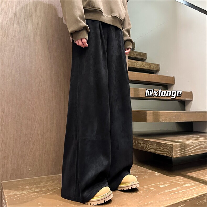 XZ616秋冬重磅麂皮美式复古百搭休闲长裤TY1166P65控78,男装休闲裤,星座512A（原616）