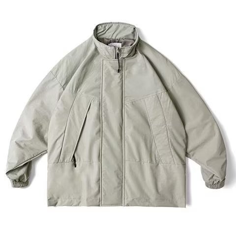 W554-P98冬季日系复古街头宽松加厚棉服防风保暖纯色工装外套,男装棉衣,星座911-1