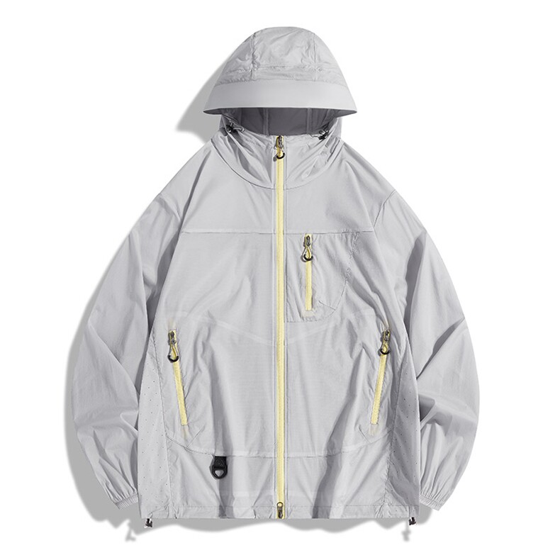 UPF50+有报告凉感轻薄透气宽松大码潮流防晒服DQC659-P48，男装防晒衣，电商B306