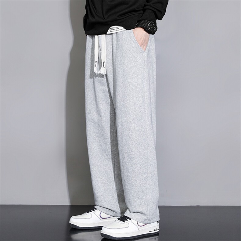 外贸大码主推2025秋装新款青少年男士纯色休闲长裤YK103-P13,男装休闲裤,星座1816-2（原1210–2）