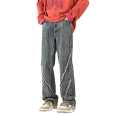美式高街潮流水洗休闲牛仔裤A161-S2382-P60，男装牛仔裤，电商A161