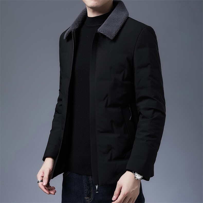 F905秋冬新款2023年男士休闲羽绒服加厚保暖夹克外套P195,男装羽绒服,电商B360