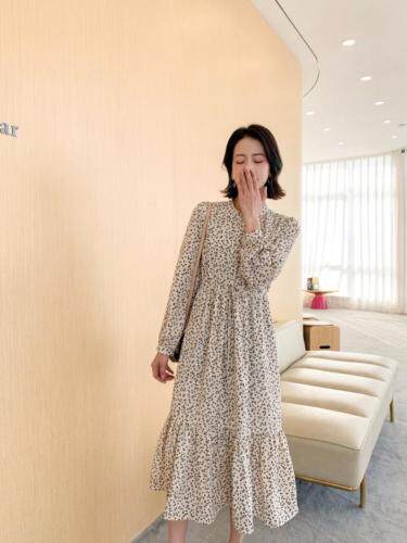 百搭碎花连衣裙，女装连衣裙，昕叶良品