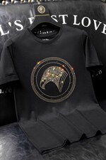 22夏季套头短袖燙钻潮休闲圆领T恤亮片大码简欧QT4066-1-A986-P40图片