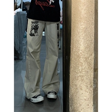 【有货】涂鸦杏色牛仔裤男款修身直筒美式vibe风裤子HT68LL-特P55，男装牛仔裤，星座1007（原301D）