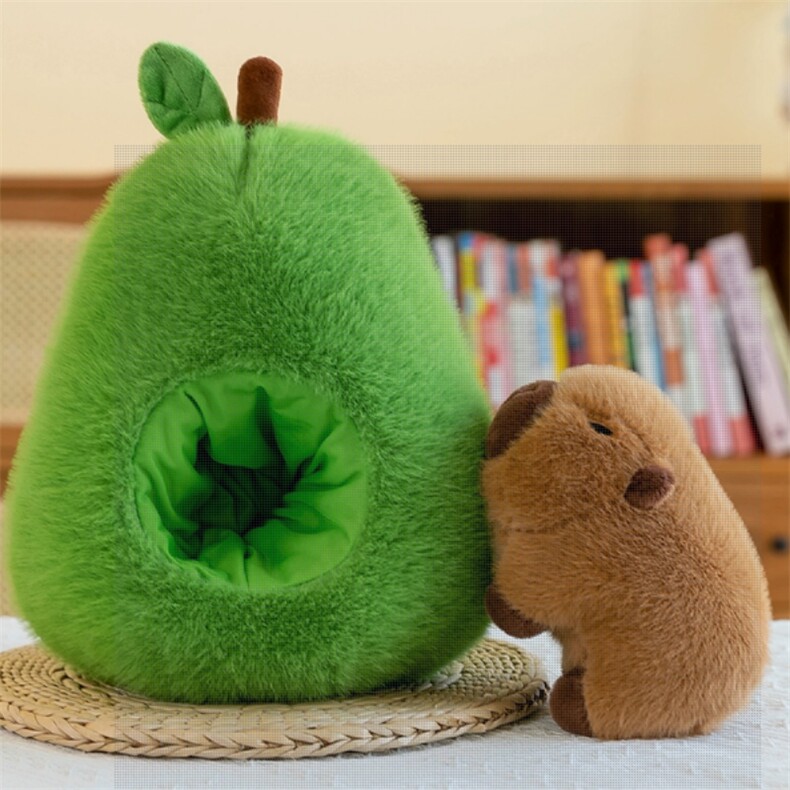 牛油果卡皮巴拉，展鑫毛绒玩具