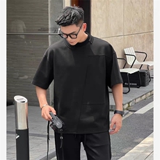 夏季新款短袖t恤男士2026新款潮牌上衣男cleanfit韩版休闲体恤，男装T恤，星座506A