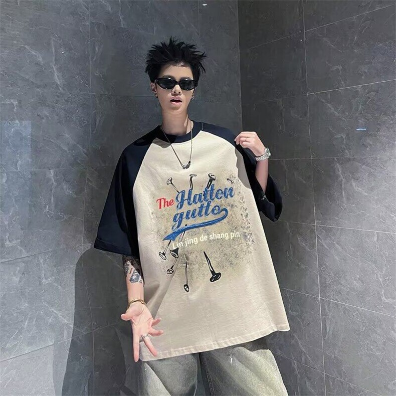 C535P35夏装男生休闲短袖T时尚青年男生上衣,男装T恤,星座512-6