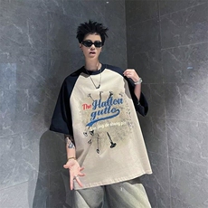 C535P35夏装男生休闲短袖T时尚青年男生上衣，男装T恤，星座512-6