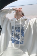 已注册/秋冬新款休闲连帽卫衣男女潮宽松外套WY00185/P45加绒P50，男装卫衣，电商B316
