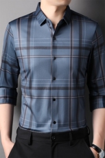 AG9339钱塘2020-3中青年男士秋季新款薄款商务休闲百搭T恤P56，男装衬衫，钱塘207-3