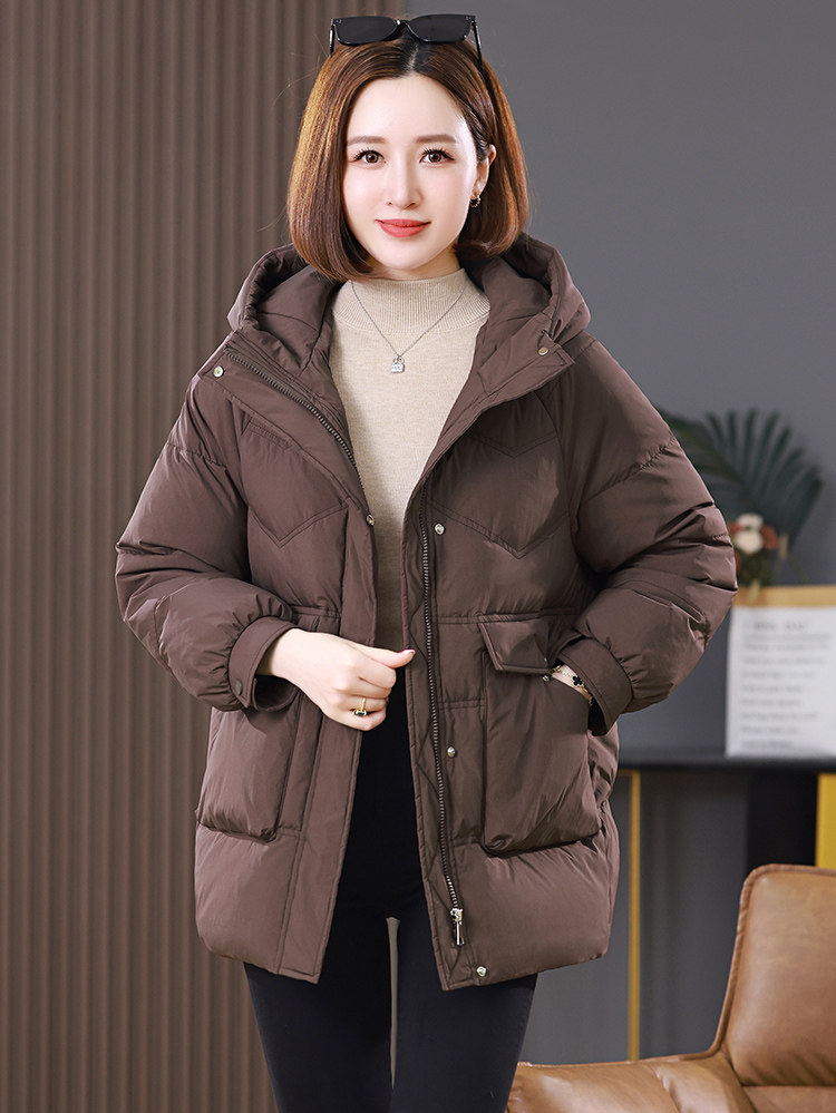 2025年冬季新款简约大码显瘦棉服现货,女装棉衣/棉服,婷思杰（原婷想服饰）