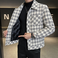 2023冬季新款羽绒服男新标小香风羽绒服男。抖音可以直播产品，男装羽绒服，电商B248