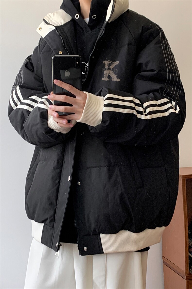 ！2024冬季新款男士立领棉服撞色情侣棉衣外套MY202特P80,男装棉衣,电商B220