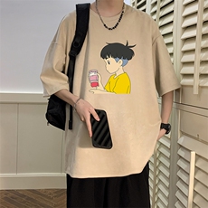 麂皮绒短袖t恤男大码半袖男JD82220-P25，男装T恤，电商A040