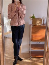 2021新款羊毛小香风系列/粉色系，其它，奥瑾