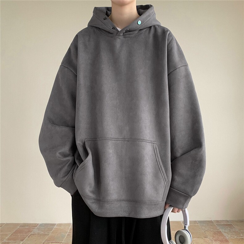 重磅oversize连帽卫衣男潮牌加绒美式复古宽松大码情侣外套上衣服,男装卫衣,星座1303B