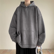 重磅oversize连帽卫衣男潮牌加绒美式复古宽松大码情侣外套上衣服，男装卫衣，星座1303B