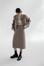 MMC冬装双面羊绒套装，女装职业装，MM.C