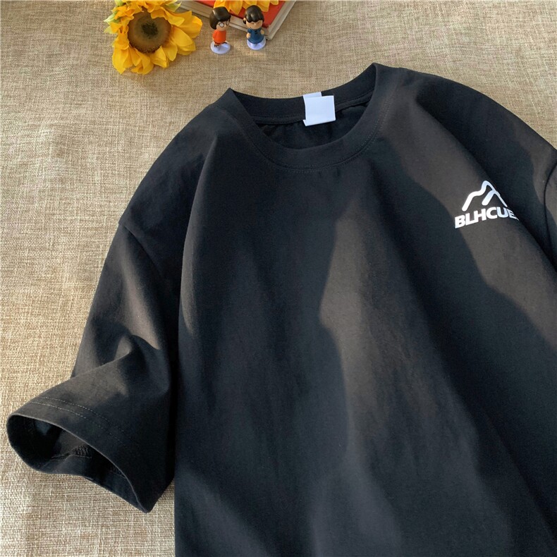 2026春夏新款重磅纯棉印花短袖T恤XZ604-DT204-P35控48，男装T恤，星座604