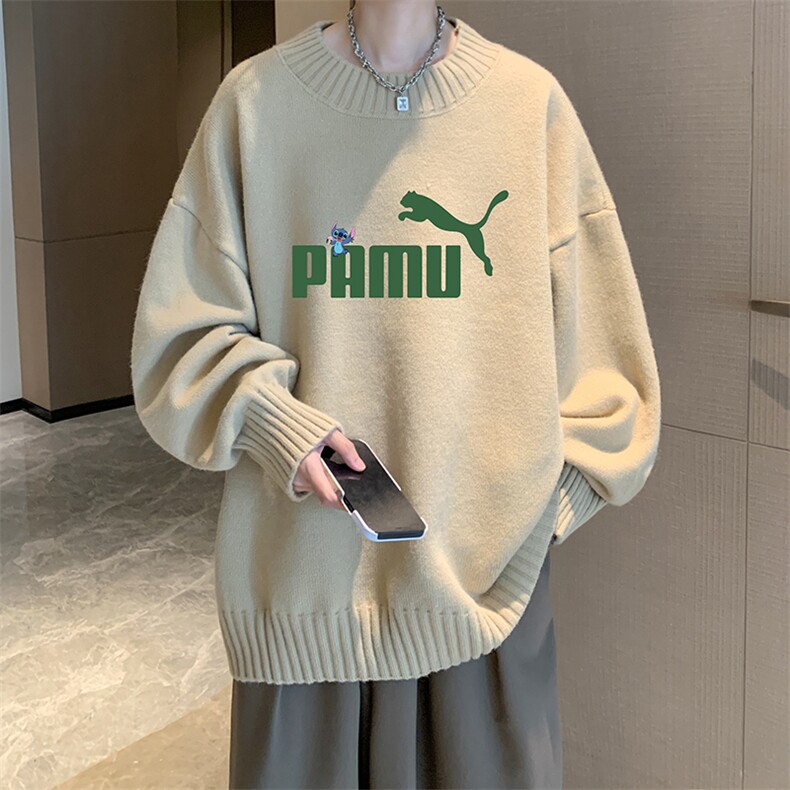 半高领毛衣男士大码针织衫男毛线衣男M18227-P45加绒款-P65,男装针织衫/毛衣,电商A040