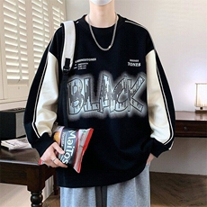 W25205-特P40春季休闲时尚长袖圆领卫衣男长袖打底衫，男装卫衣，电商D310B