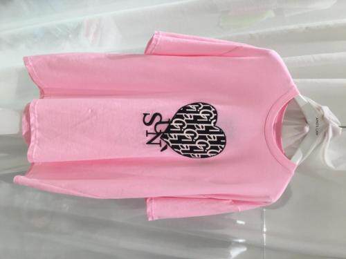 爱心T桖，贴布刺绣工艺，女装，AMO