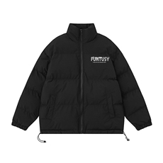 白底23新款冬季时尚百搭宽松字母印花棉服外套MY62055P90控118，男装棉衣，电商A268-1