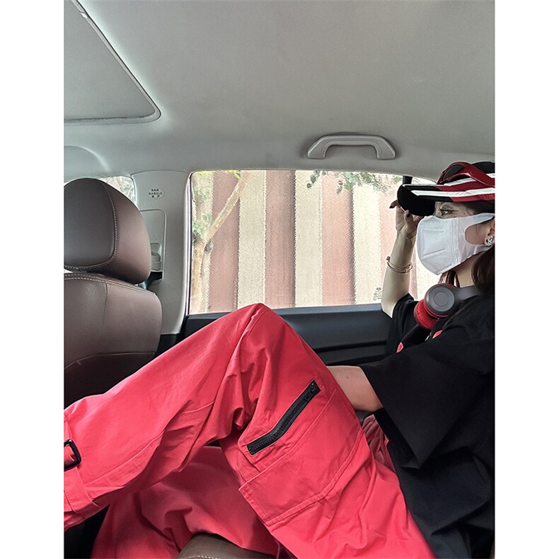 B221美式ins街头hiphop宽松休闲多口袋工装裤子LK23120-P65控88,男装休闲裤,电商B221