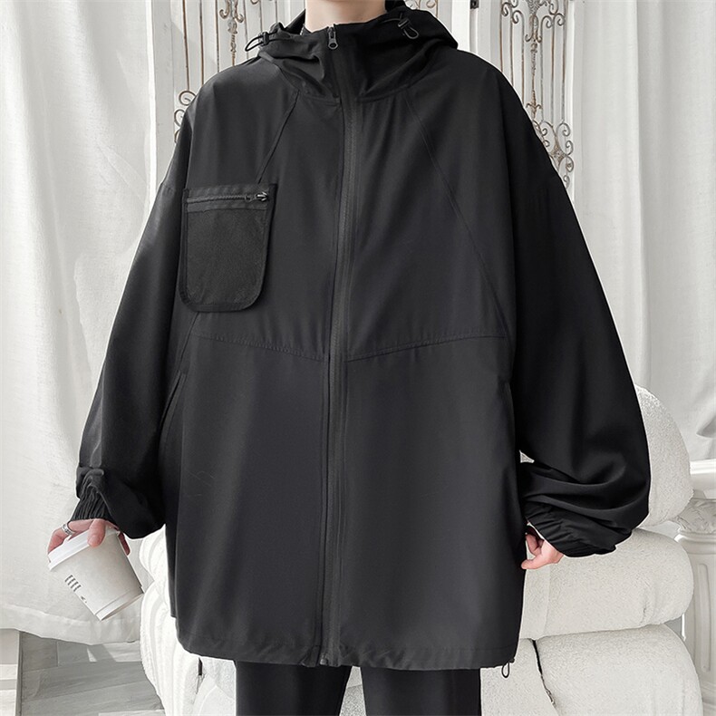 特批P55无差价夏新机能轻薄户外防紫外线UPF50+开衫防晒服J2605，男装防晒衣，电商A001-1