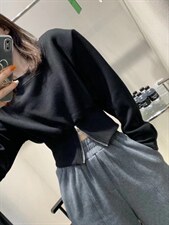 下摆拉链上衣，其它，Queena PHoebe