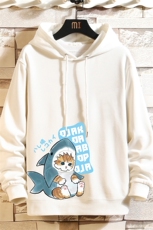 WY2217-P35纯棉连帽卫衣男大码运动帽衫宽松薄砖墙，男装卫衣，电商A040A