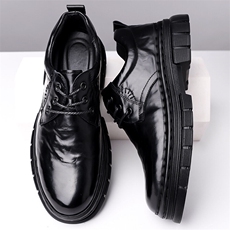 X4775-155春秋款2025男款小众韩版牛皮男鞋英伦商务休闲皮鞋，男鞋皮鞋，星座1407-3