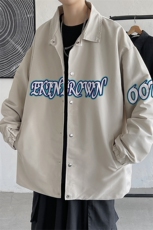 港风秋季休闲宽松潮流潮棒球服夹克男士外套JK7275P55控，男装夹克，星座227-7