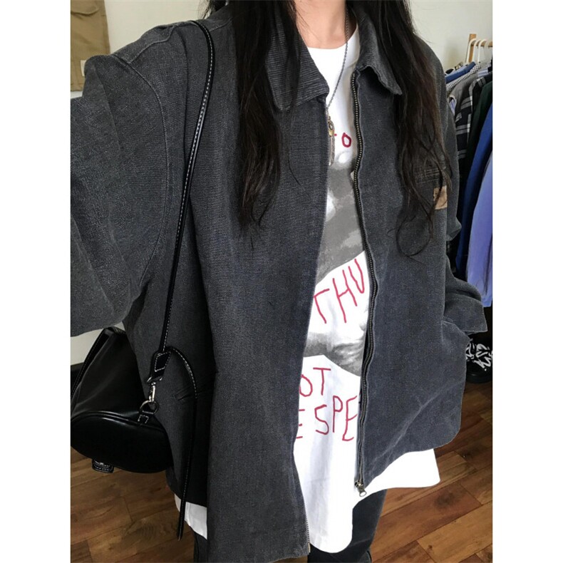 【有货】底特律夹克男款春秋美式水洗做旧短款工装外套Y188CC-P75,男装夹克,星座1007（原301D）