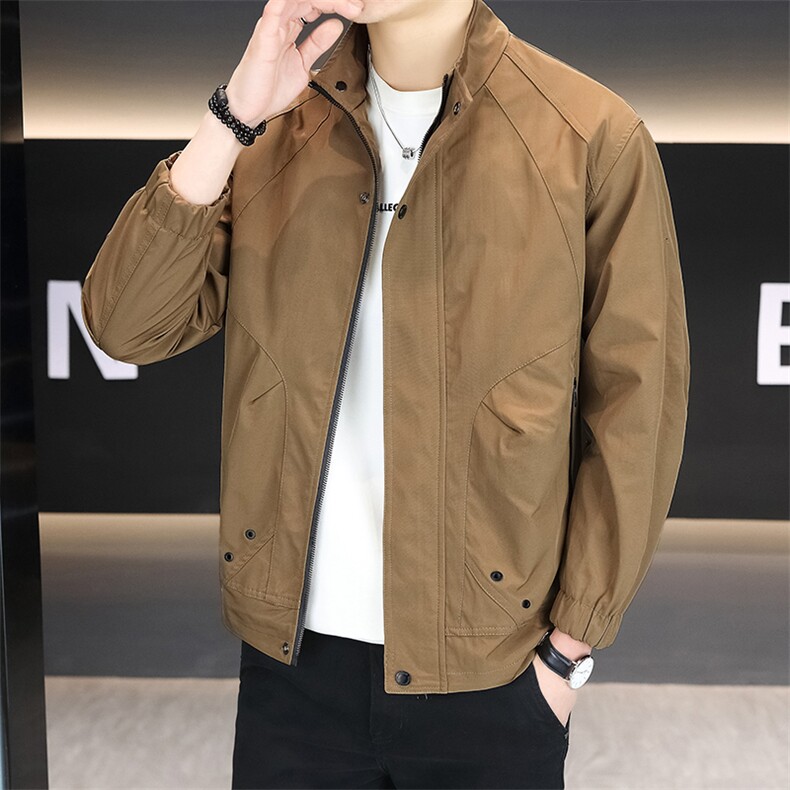 夹克男秋季立接高品质外套型男商务休闲百搭外套夹克N7937-P77图片