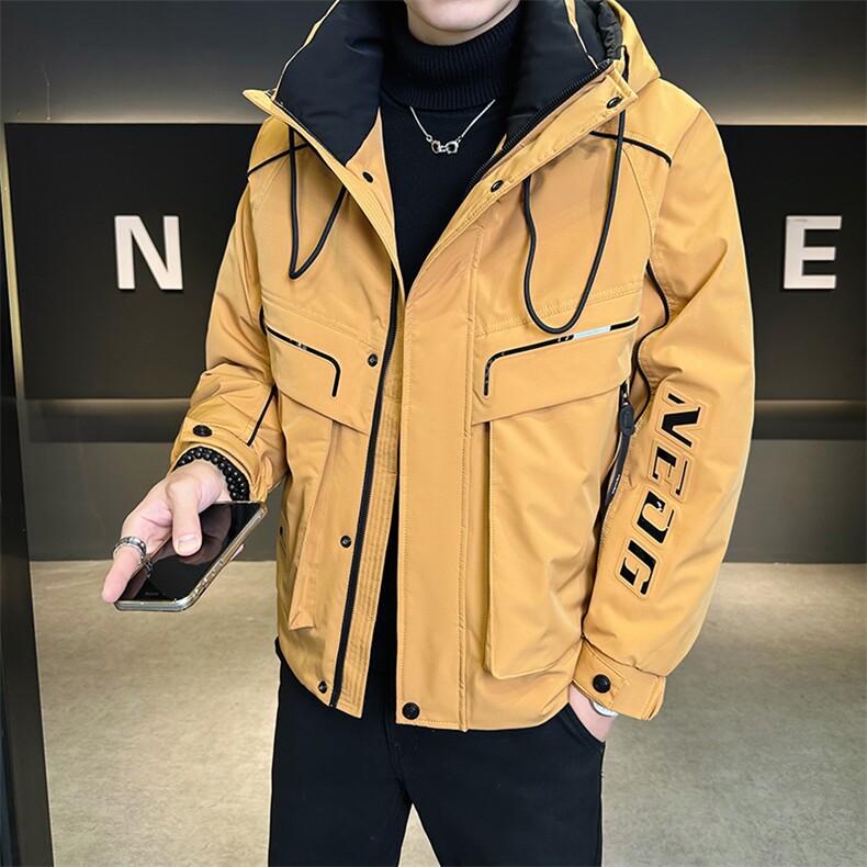 标50绒冲锋衣羽绒服男连帽三防面料保暖Y8611-P235控券后298,男装夹克,电商B321-1