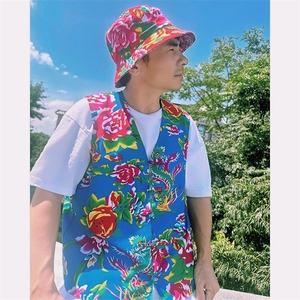 MJ02男女休闲大码盘扣风马甲外套情侣装结婚喜庆团队服新中式图片