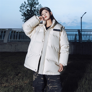 冬季新款90白鸭绒羽绒服设计感连帽魔术贴外套D5188-TP180268图片