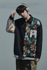 CityBoy刺绣拼接夹克女大码情侣夹克男潮外套男JK7711P75控108，男装夹克，星座227-7