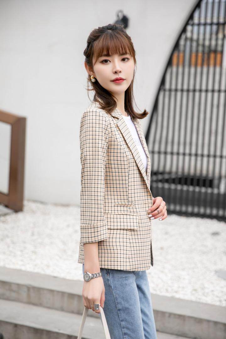 气质修身西装小外套，女装西装，水锦红