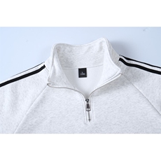 加绒奥粒绒重磅500克足POLO领拉链圆领卫衣外套RH143JR-P55，男装Polo衫，星座610B-1