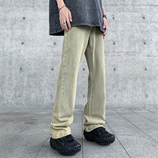 美式高街水洗做旧直筒休闲牛仔裤A161-S2332-P60，男装牛仔裤，电商A161