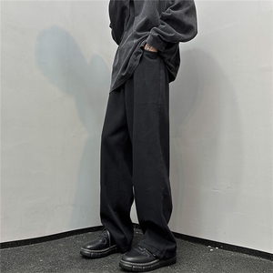 k1029-p40-控58 M-5XL 现货宽松cleanfit牛仔裤马丁靴黑暗黄泥图片