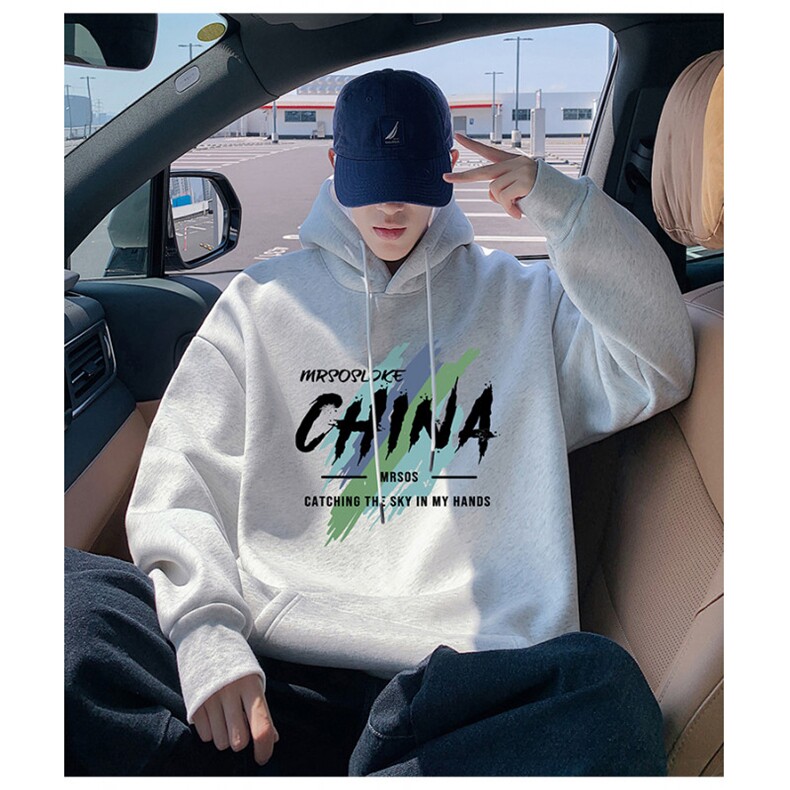 CM139连帽卫衣重磅纯棉大码外套,女装短外套,星座304A-1