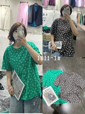 夏季新款山茶花短袖，其它，月光水岸